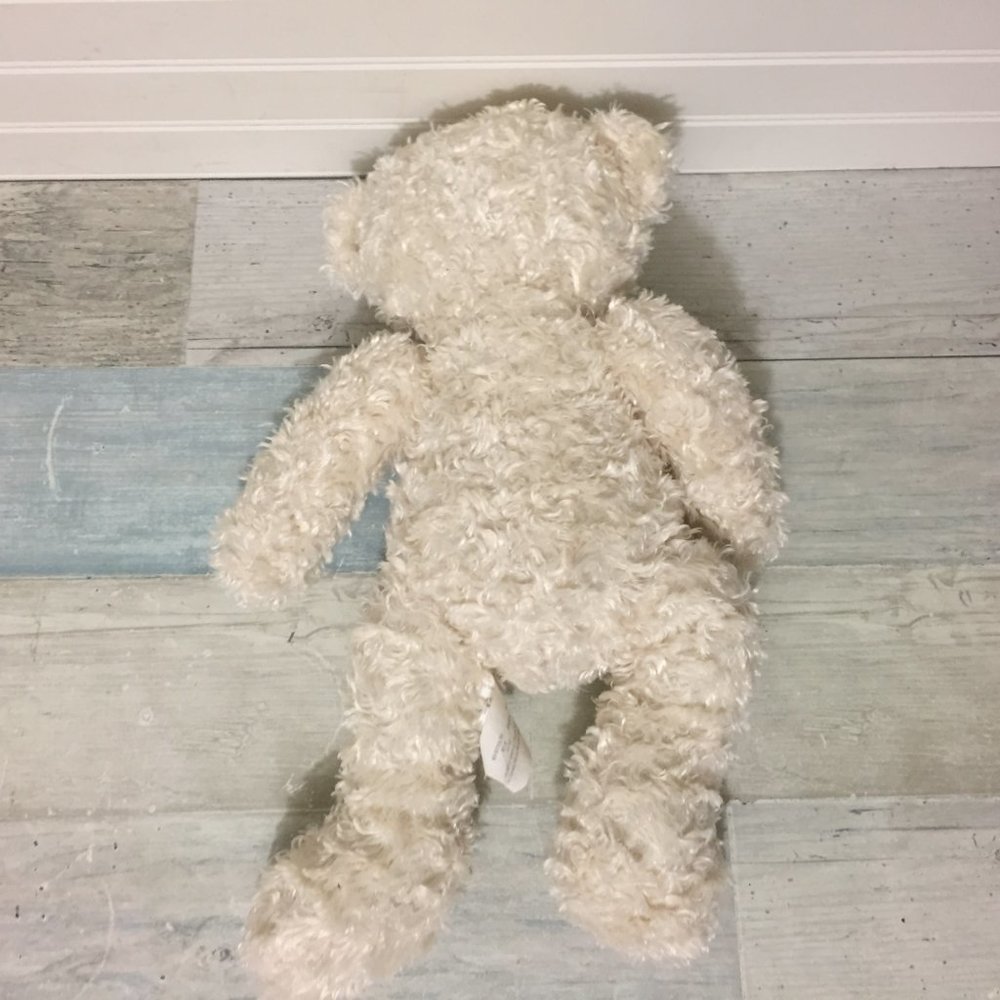 Mary's Bears White Plush Teddy Bear, 14" - Picture 3 of 5